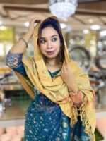 প্রিমিয়াম মিনাকারী জামদানী শাল - Image 4